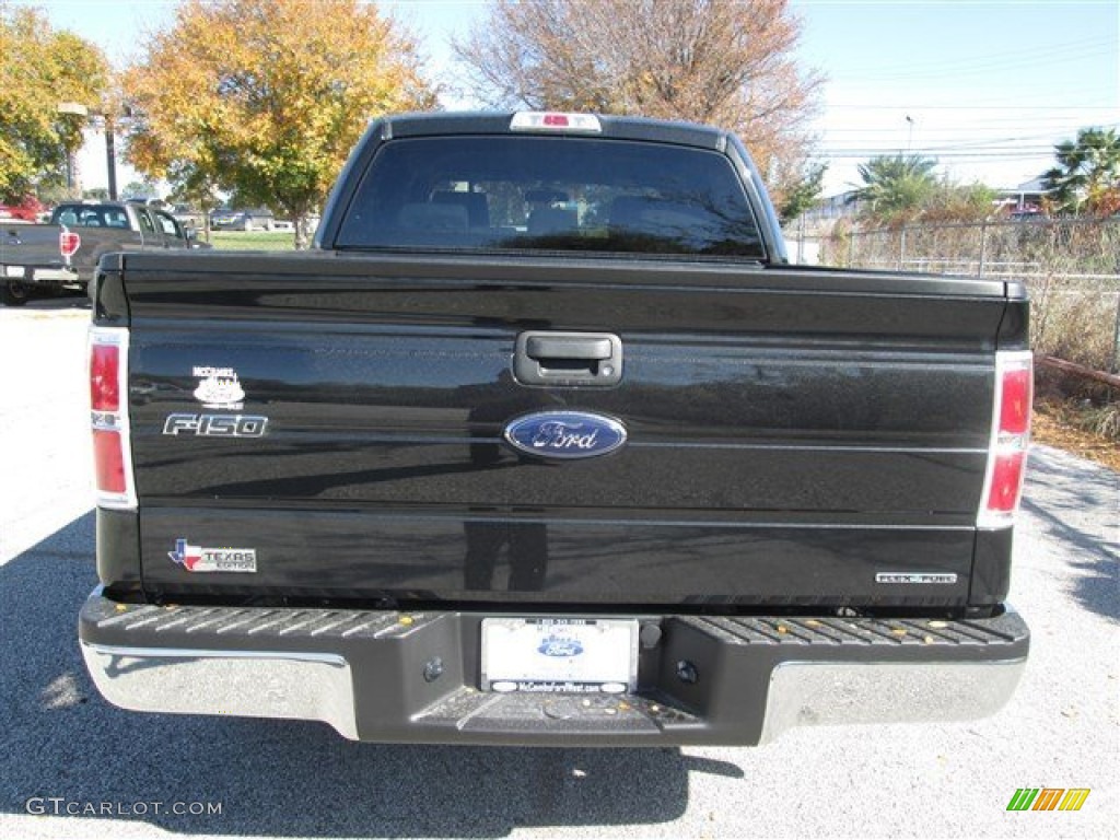 2014 F150 XLT SuperCrew - Tuxedo Black / Steel Grey photo #4