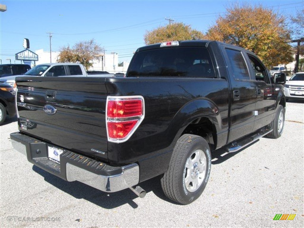 2014 F150 XLT SuperCrew - Tuxedo Black / Steel Grey photo #5