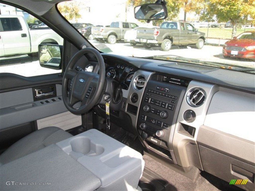 2014 F150 XLT SuperCrew - Tuxedo Black / Steel Grey photo #11