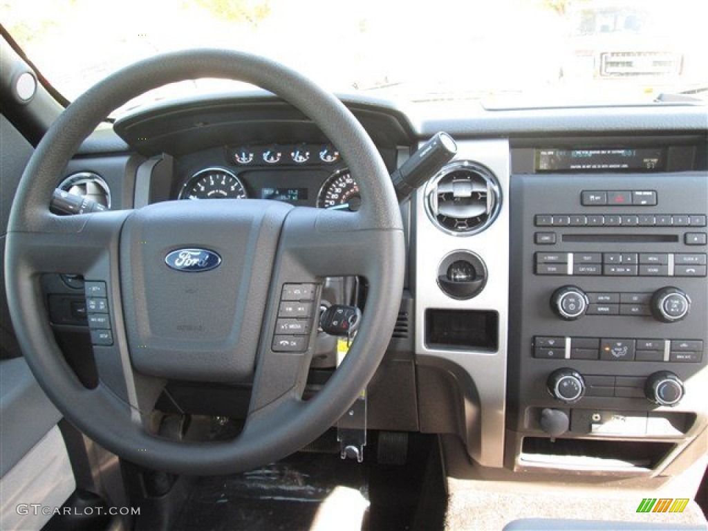 2014 F150 XLT SuperCrew - Tuxedo Black / Steel Grey photo #13