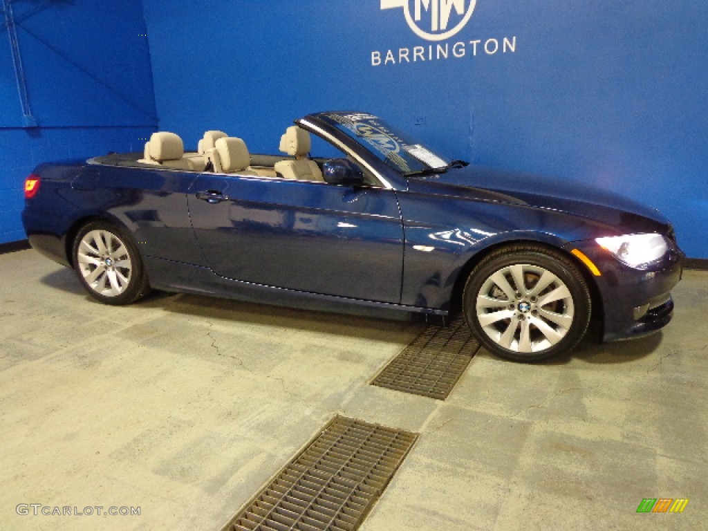 2011 3 Series 328i Convertible - Deep Sea Blue Metallic / Oyster/Black Dakota Leather photo #17