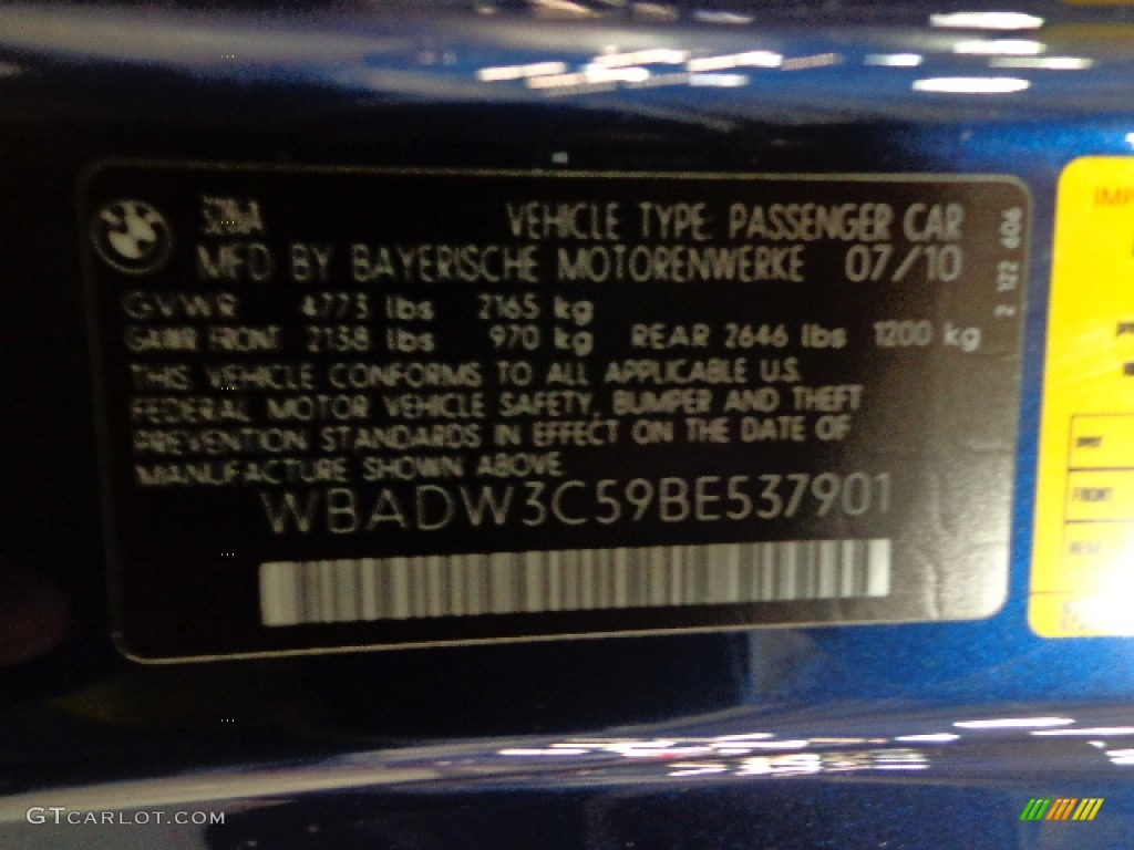 2011 3 Series 328i Convertible - Deep Sea Blue Metallic / Oyster/Black Dakota Leather photo #19