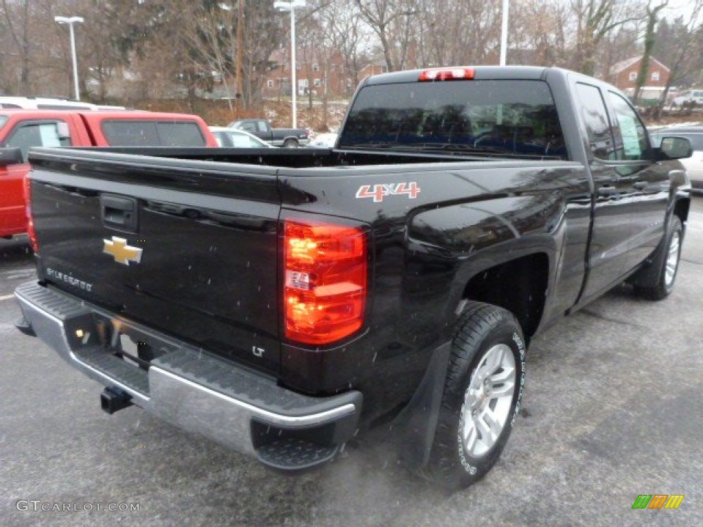 2014 Silverado 1500 LT Double Cab 4x4 - Black / Jet Black photo #3