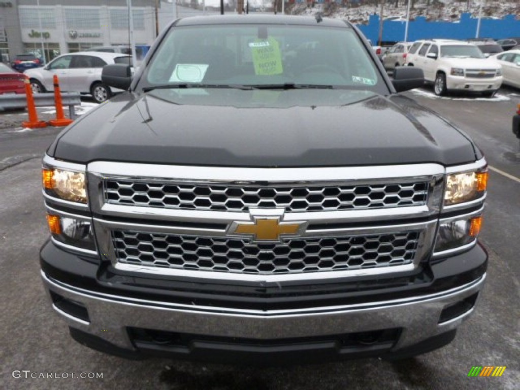 2014 Silverado 1500 LT Double Cab 4x4 - Black / Jet Black photo #8