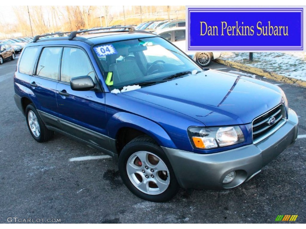 2004 Forester 2.5 XS - Pacifica Blue Pearl / Gray photo #1