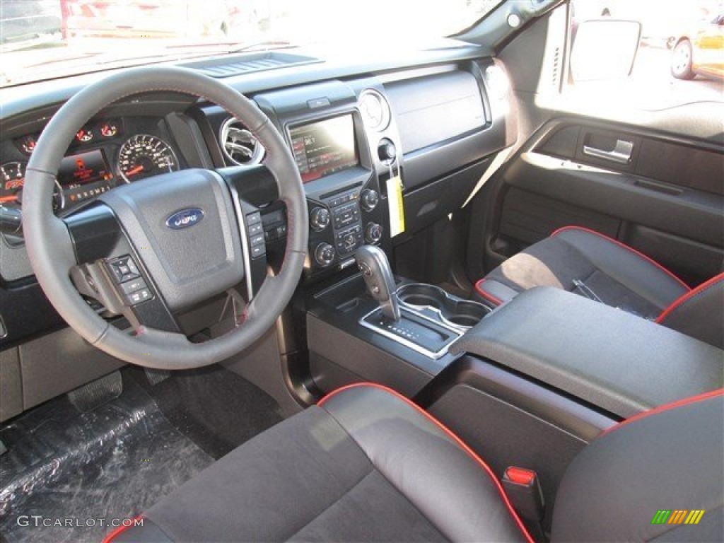 FX Appearance Black Leather/Alcantara Interior 2014 Ford F150 FX2 Tremor Regular Cab Photo #88886314