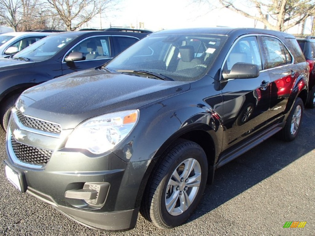 2014 Equinox LS - Ashen Gray Metallic / Jet Black photo #1