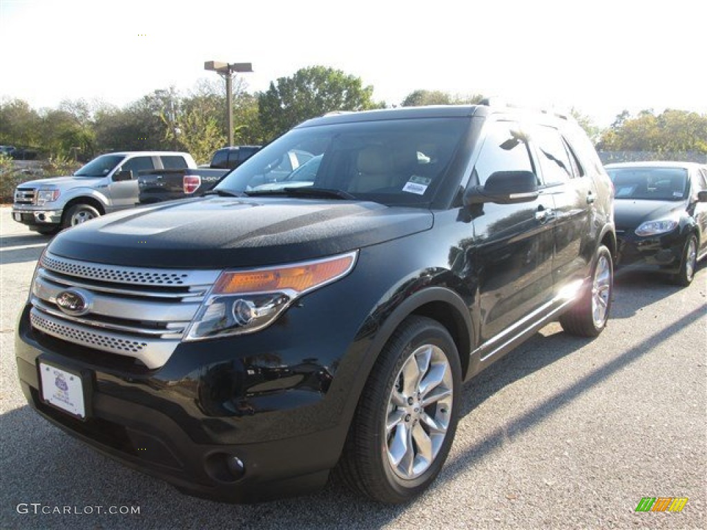 2014 Explorer XLT - Dark Side / Medium Light Stone photo #1