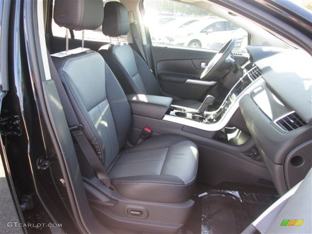 Sport Charcoal Black/Silver Smoke Metallic Interior 2014 Ford Edge Sport Photo #88888457