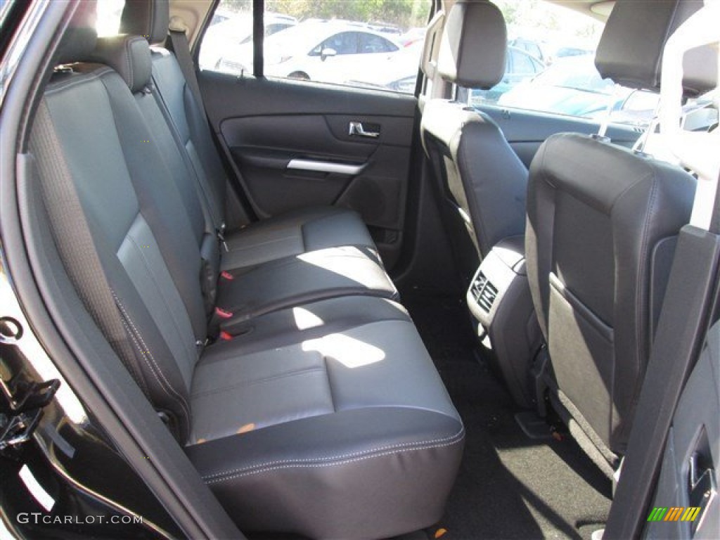 Sport Charcoal Black/Silver Smoke Metallic Interior 2014 Ford Edge Sport Photo #88888513