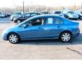 2008 Atomic Blue Metallic Honda Civic LX Sedan  photo #10