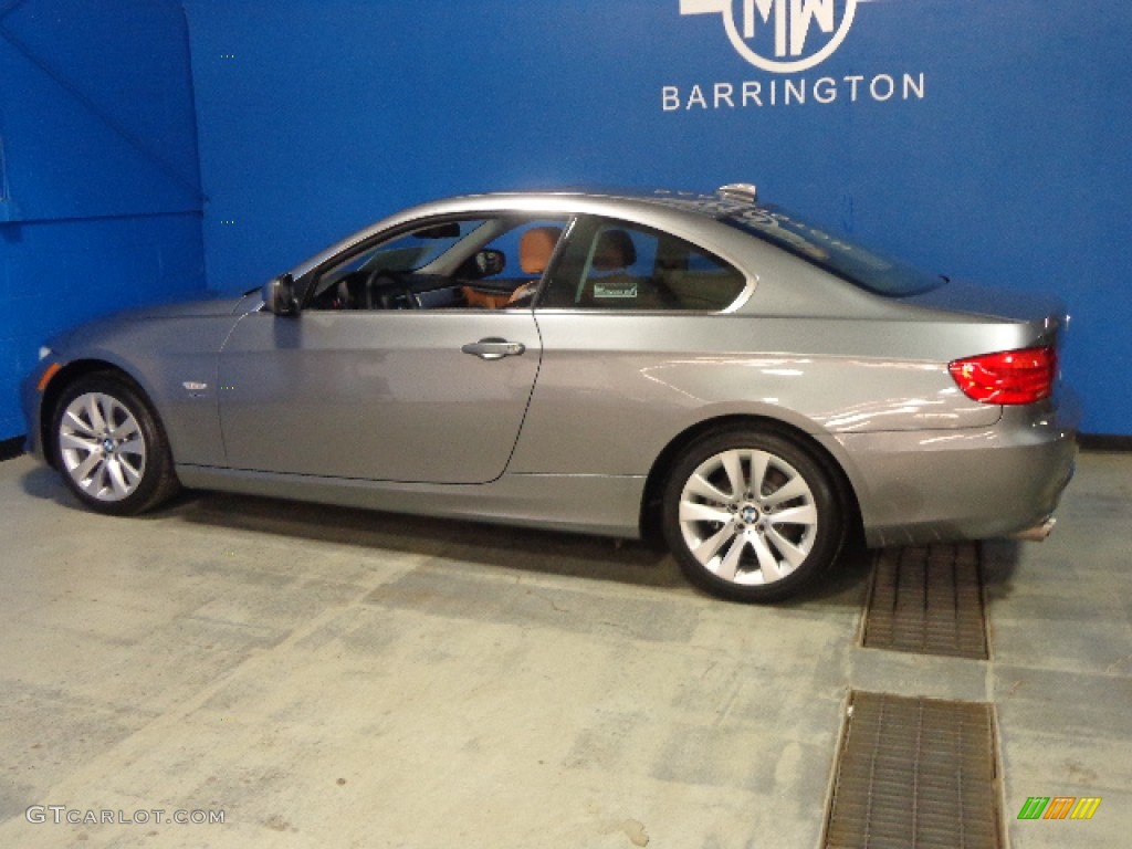 2011 3 Series 328i xDrive Coupe - Space Gray Metallic / Saddle Brown Dakota Leather photo #4