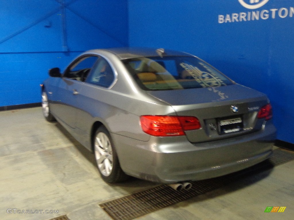 2011 3 Series 328i xDrive Coupe - Space Gray Metallic / Saddle Brown Dakota Leather photo #5