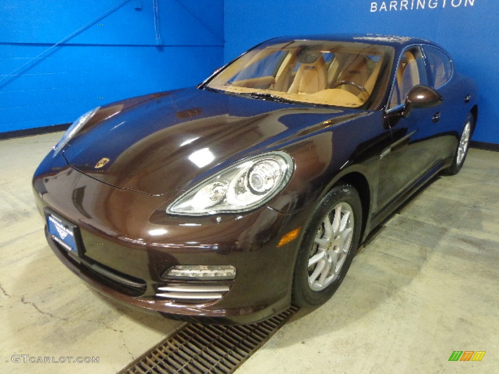 2010 Panamera 4S - Mahogany Metallic / Cognac/Cedar Natural Leather photo #1