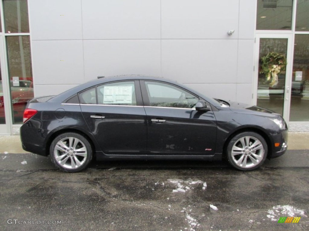 2014 Cruze LTZ - Blue Ray Metallic / Cocoa/Light Neutral photo #2