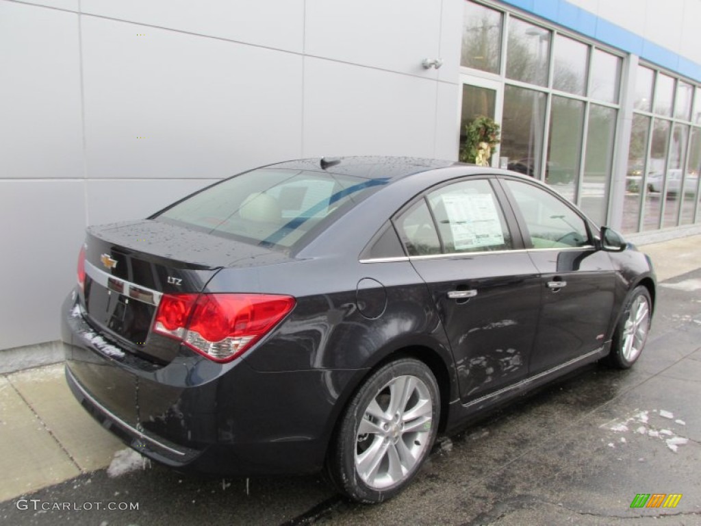 2014 Cruze LTZ - Blue Ray Metallic / Cocoa/Light Neutral photo #3