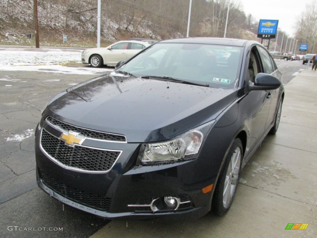2014 Cruze LTZ - Blue Ray Metallic / Cocoa/Light Neutral photo #7