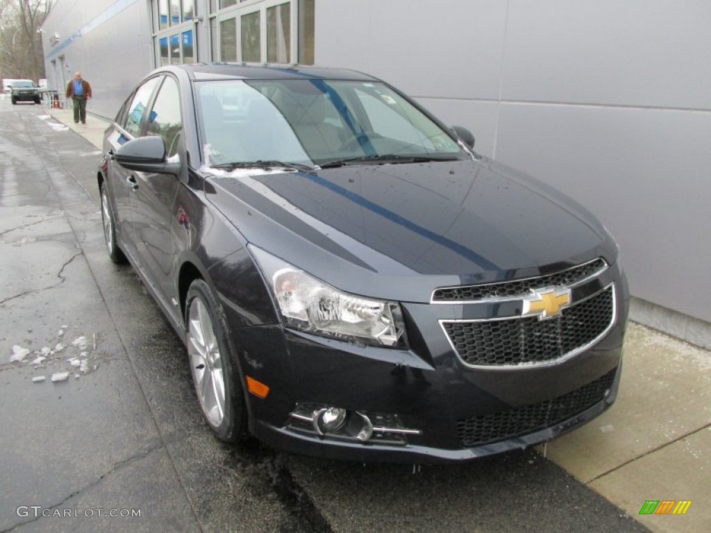2014 Cruze LTZ - Blue Ray Metallic / Cocoa/Light Neutral photo #9