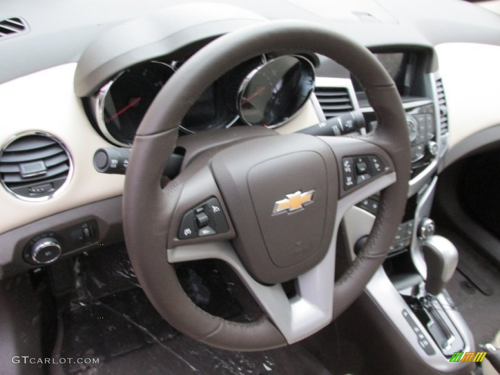 2014 Cruze LTZ - Blue Ray Metallic / Cocoa/Light Neutral photo #14
