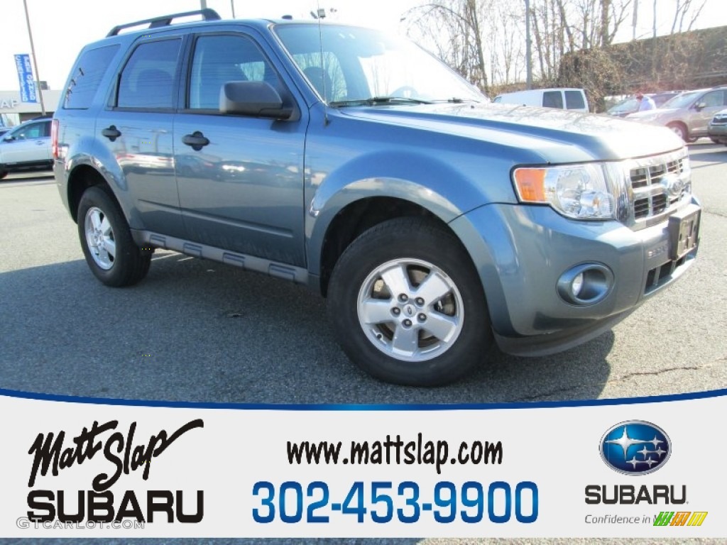 2010 Escape XLT V6 - Steel Blue Metallic / Charcoal Black photo #1