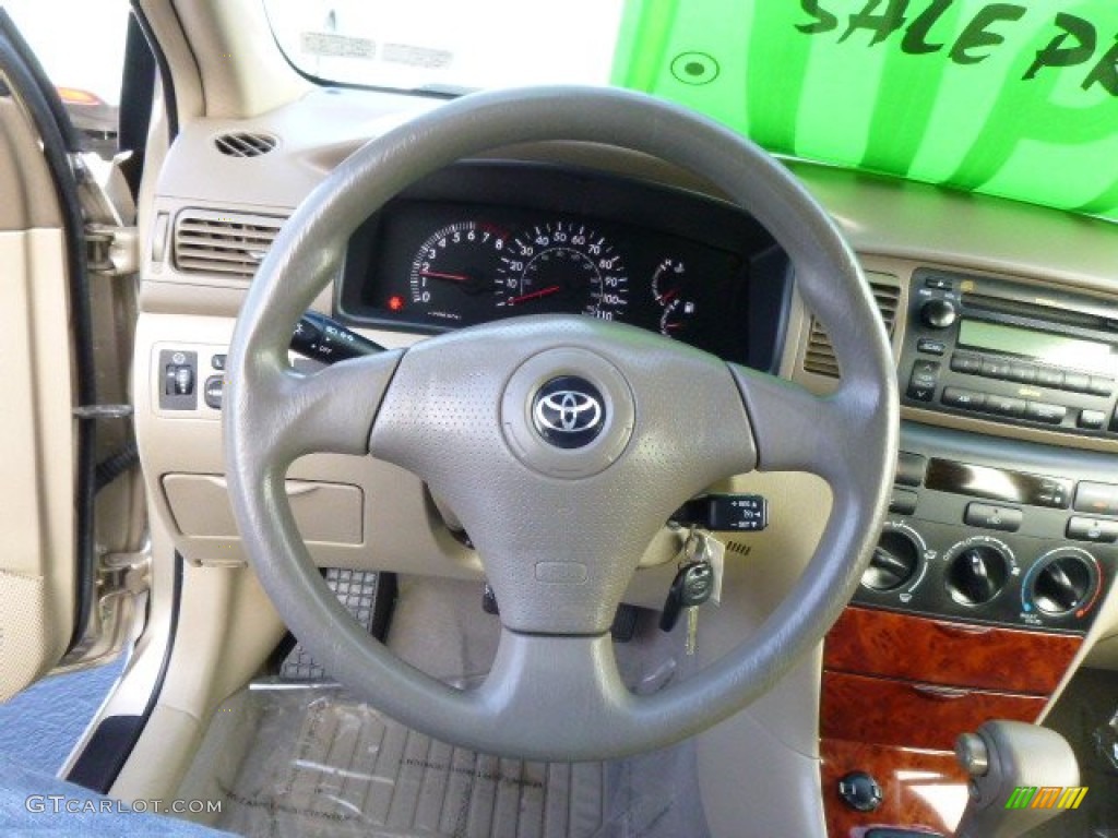 2006 Corolla CE - Desert Sand Mica / Beige photo #18
