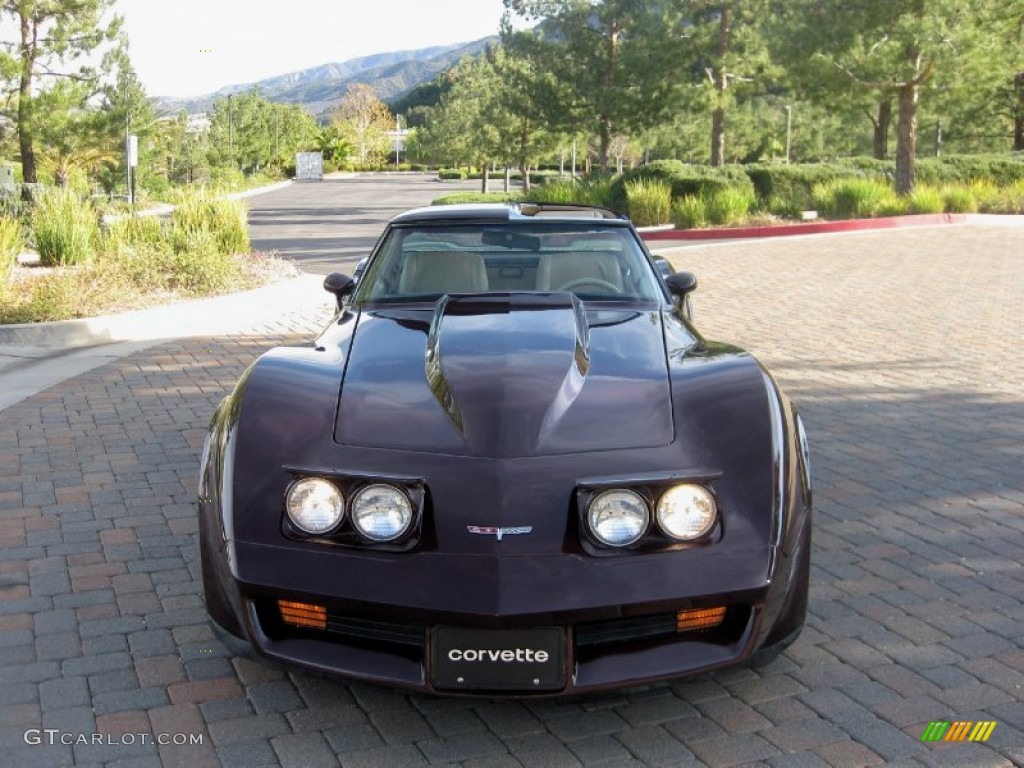 Dark Claret 1980 Chevrolet Corvette Coupe Exterior Photo #88893681