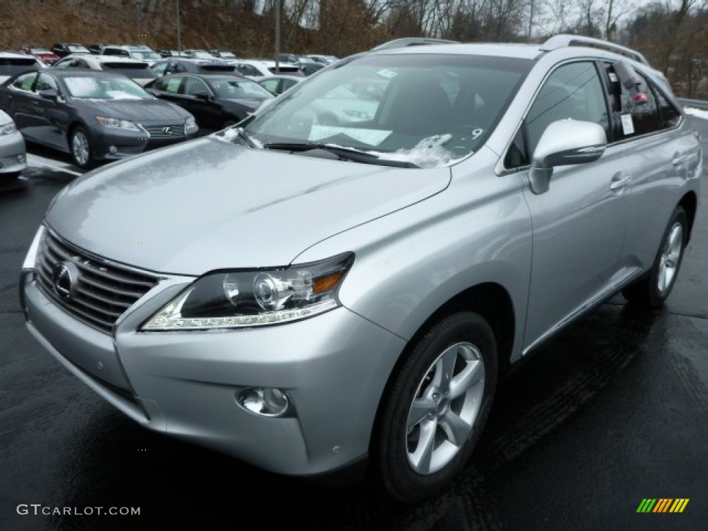 Silver Lining Metallic 2014 Lexus RX 350 AWD Exterior Photo #88893924