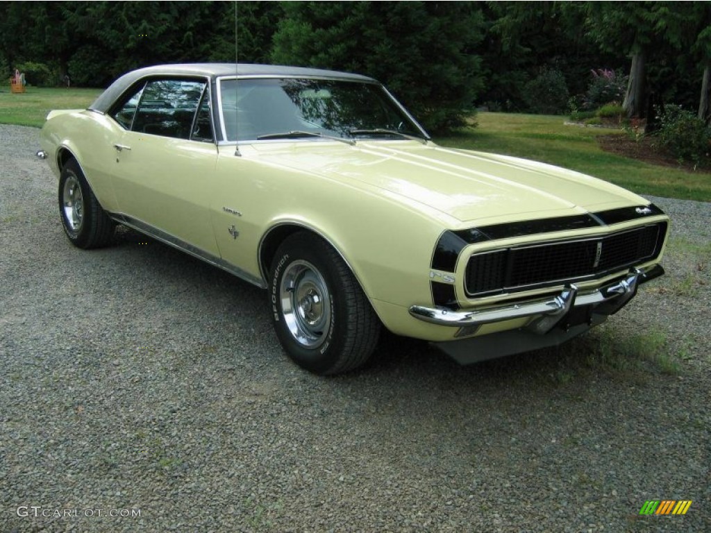 1967 Camaro Rally Sport Coupe - Butternut Yellow / Black photo #1