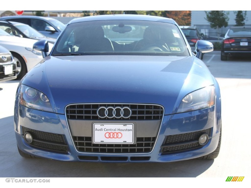 2008 TT 2.0T Coupe - Ocean Blue Pearl Effect / Black photo #2