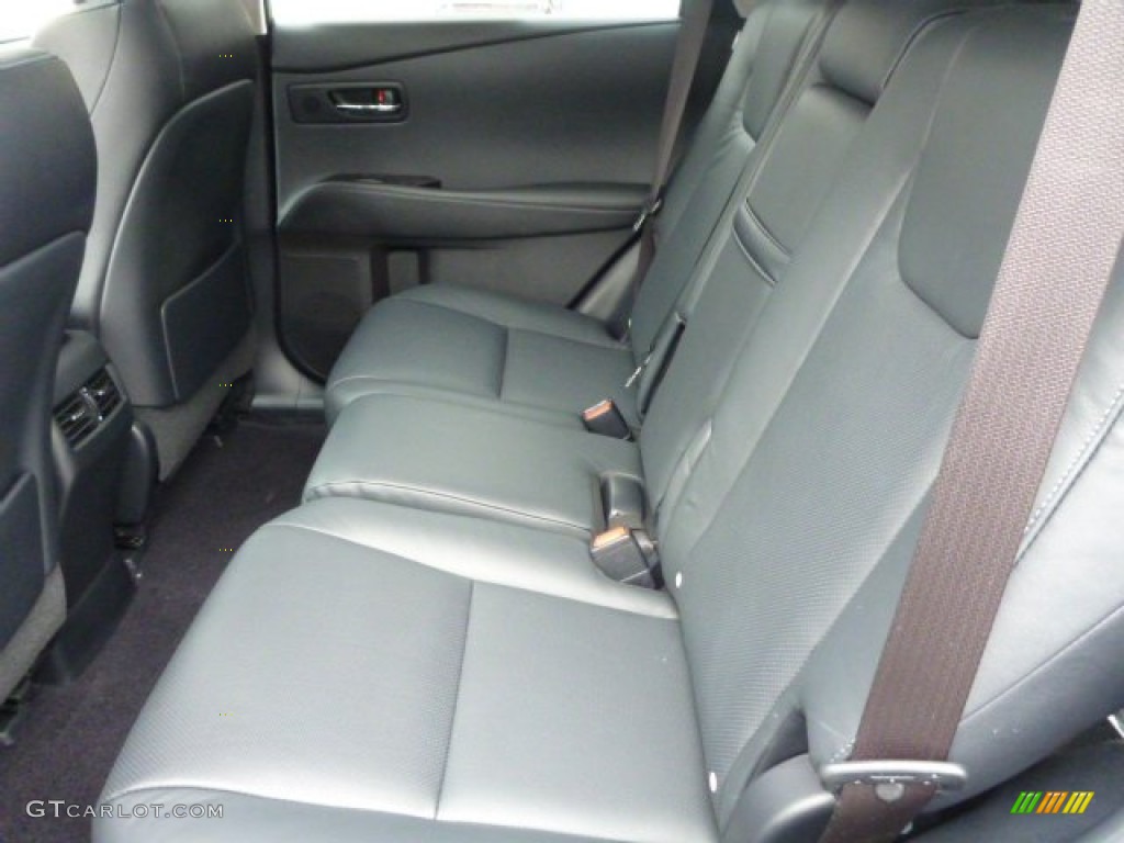 Black Interior 2014 Lexus RX 350 AWD Photo #88893990