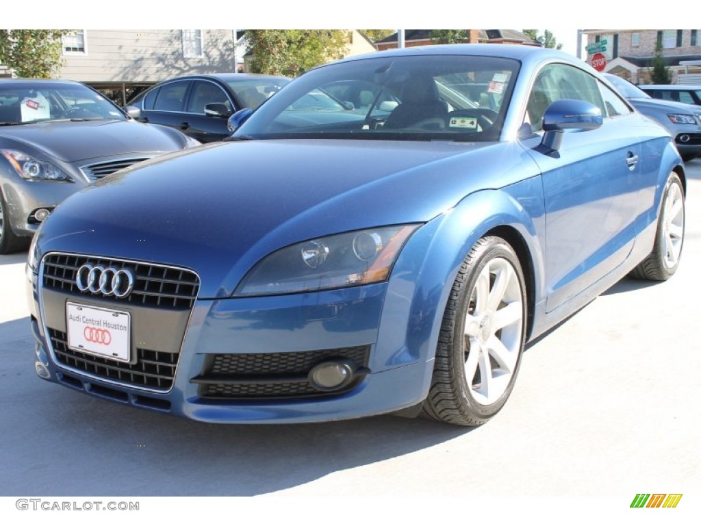 2008 TT 2.0T Coupe - Ocean Blue Pearl Effect / Black photo #3