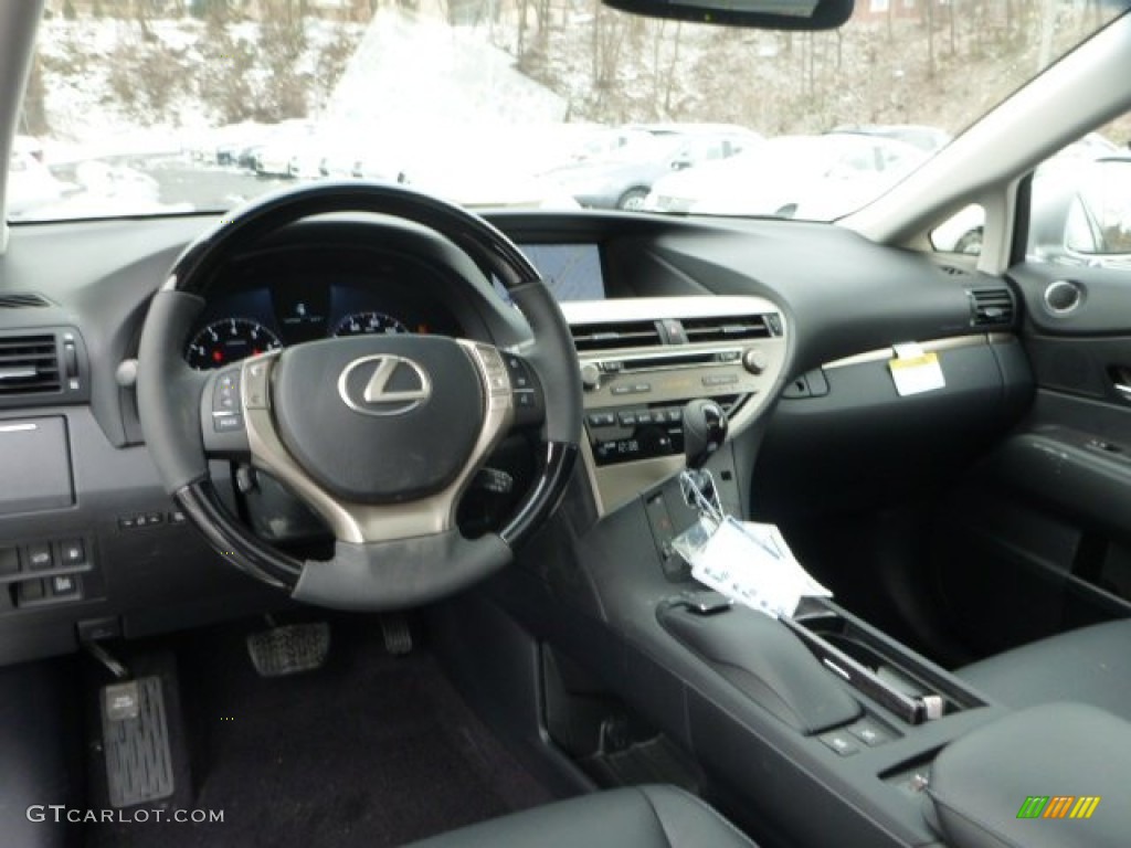 2014 Lexus RX 350 AWD Black Dashboard Photo #88894011