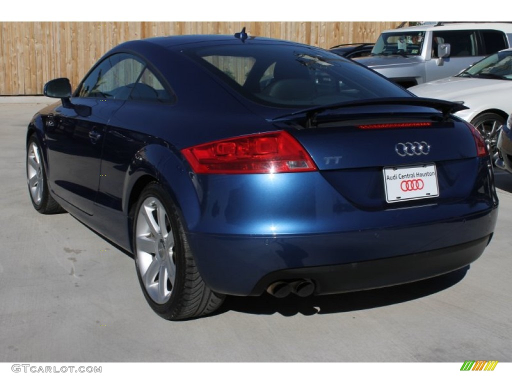 2008 TT 2.0T Coupe - Ocean Blue Pearl Effect / Black photo #7