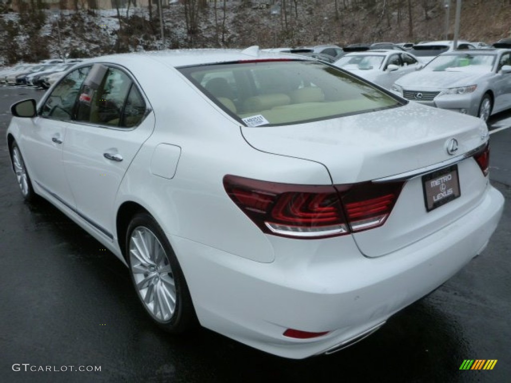 2014 LS 460 AWD - Starfire Pearl / Parchment photo #2