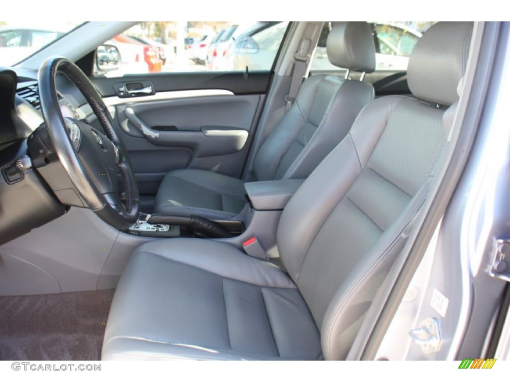 2004 TSX Sedan - Meteor Silver Metallic / Quartz photo #9