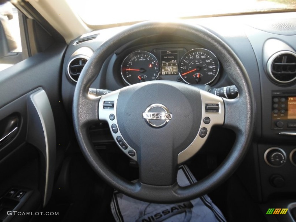 2011 Rogue SV AWD - Silver Ice Metallic / Black photo #19