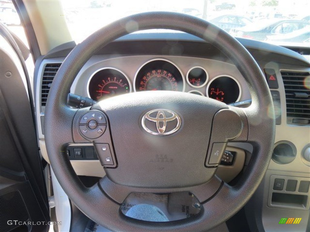 2011 Tundra SR5 CrewMax - Super White / Sand Beige photo #17