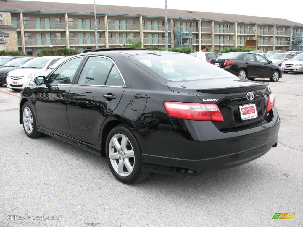 2008 Camry SE - Black / Ash photo #8