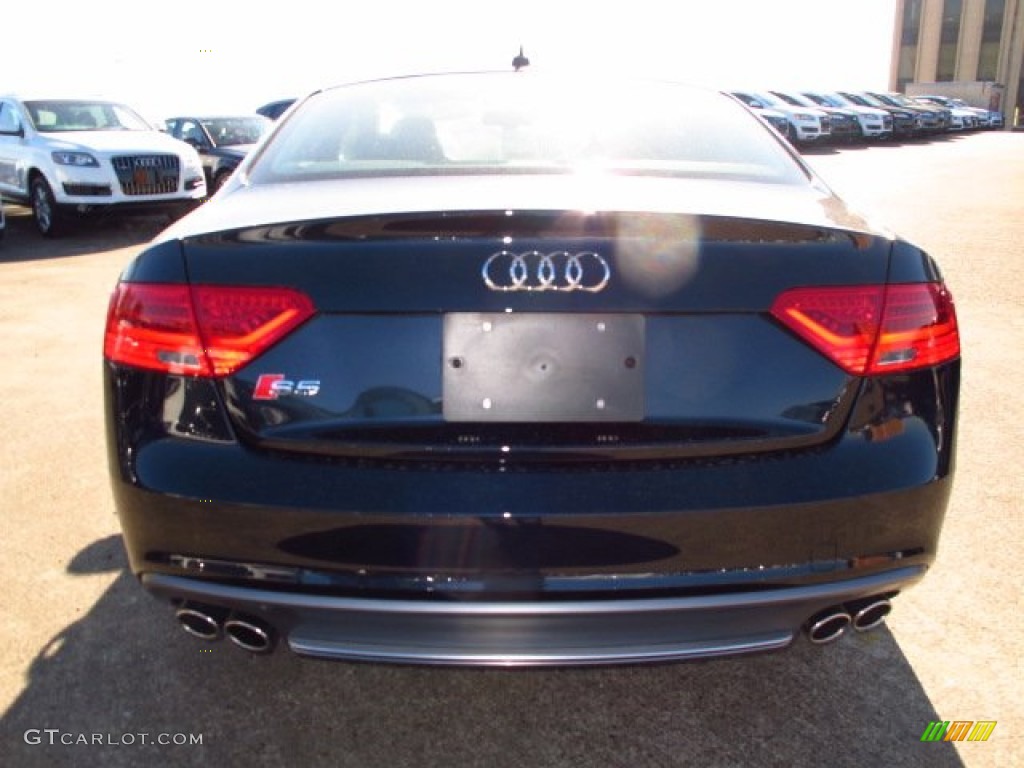 2014 S5 3.0T Premium Plus quattro Coupe - Moonlight Blue Metallic / Black/Chestnut Brown photo #3