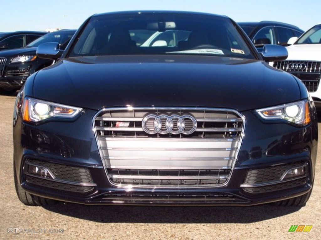 2014 S5 3.0T Premium Plus quattro Coupe - Moonlight Blue Metallic / Black/Chestnut Brown photo #6