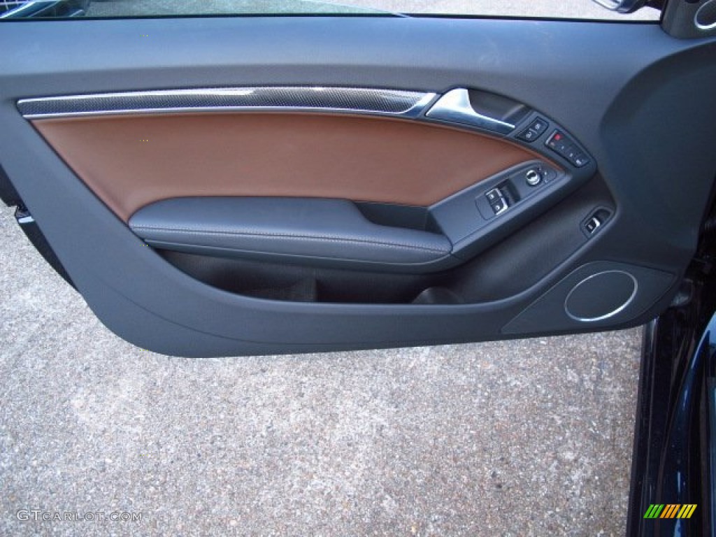 2014 S5 3.0T Premium Plus quattro Coupe - Moonlight Blue Metallic / Black/Chestnut Brown photo #9