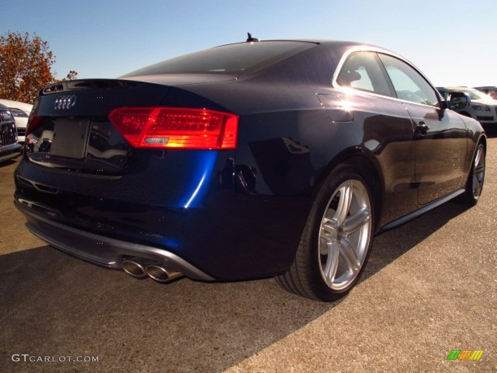 2014 S5 3.0T Premium Plus quattro Coupe - Estoril Blue Crystal / Black photo #2