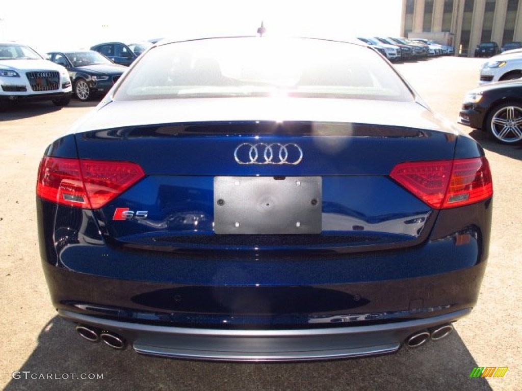 2014 S5 3.0T Premium Plus quattro Coupe - Estoril Blue Crystal / Black photo #3