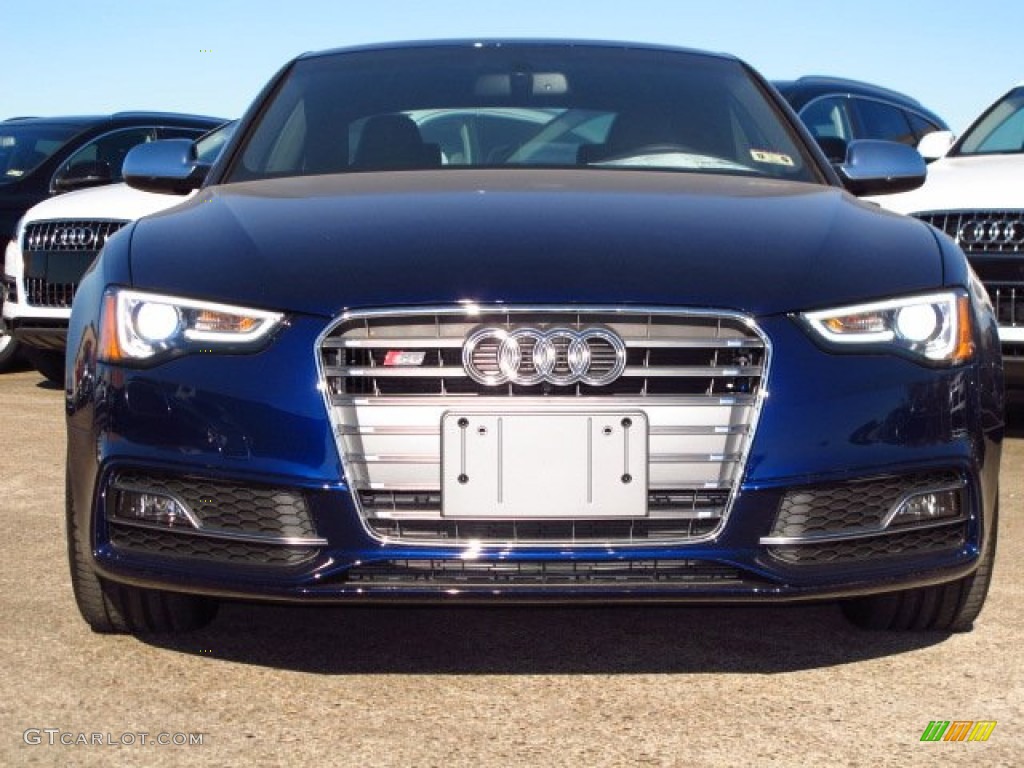 2014 S5 3.0T Premium Plus quattro Coupe - Estoril Blue Crystal / Black photo #6