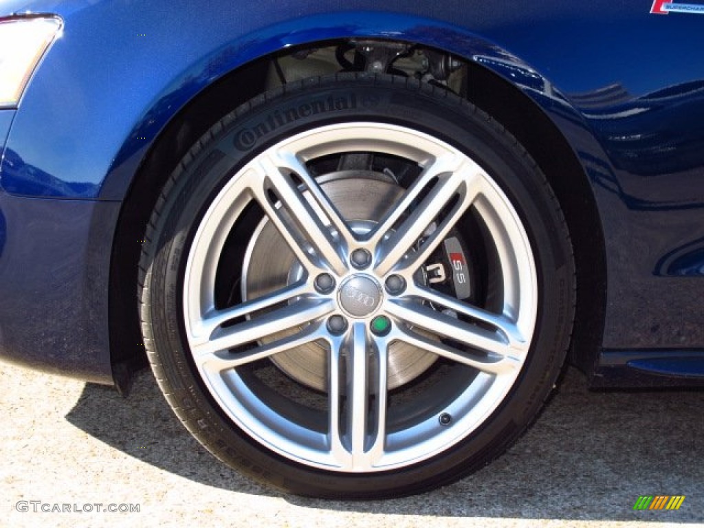 2014 S5 3.0T Premium Plus quattro Coupe - Estoril Blue Crystal / Black photo #7