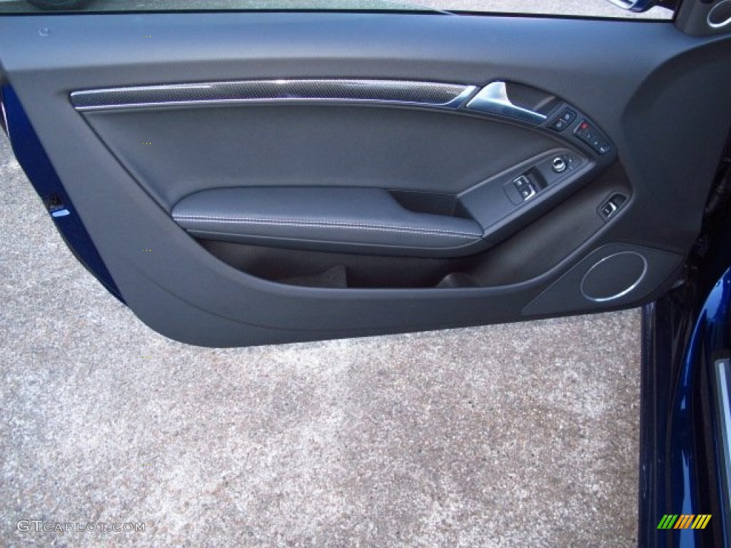 2014 S5 3.0T Premium Plus quattro Coupe - Estoril Blue Crystal / Black photo #9