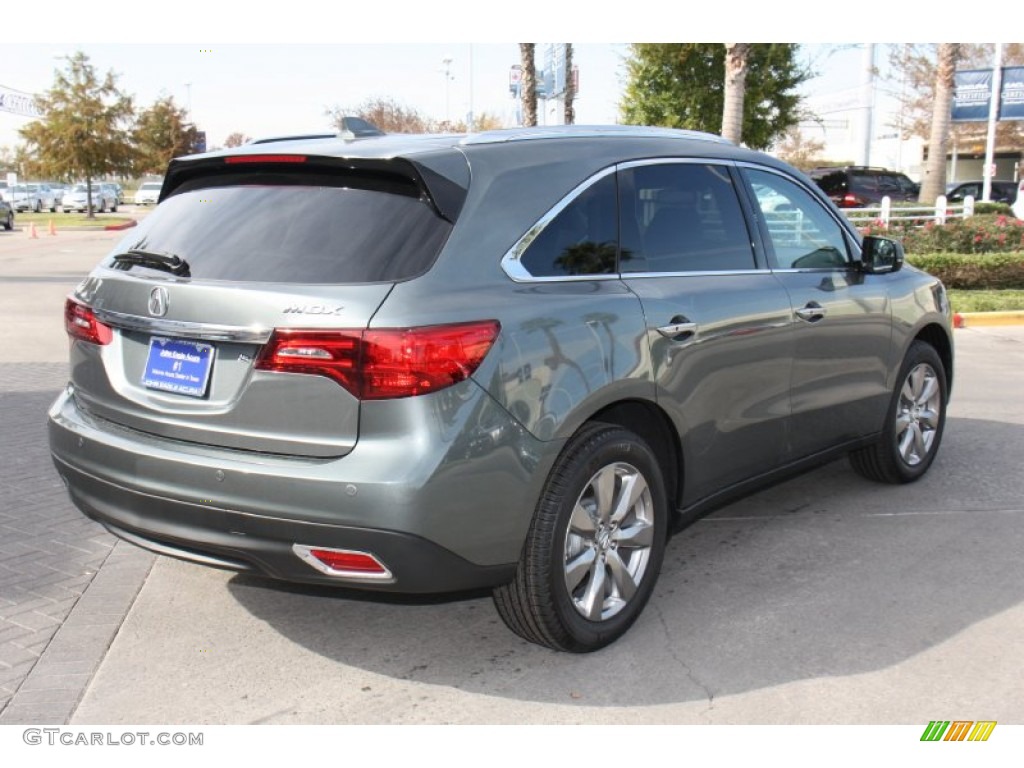 2014 Forest Mist Metallic Acura MDX Advance 88891705 Photo 7 Car Color Galleries