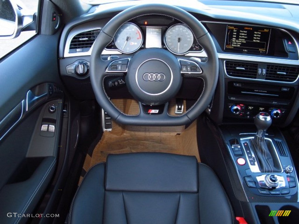 2014 S5 3.0T Premium Plus quattro Coupe - Estoril Blue Crystal / Black photo #12