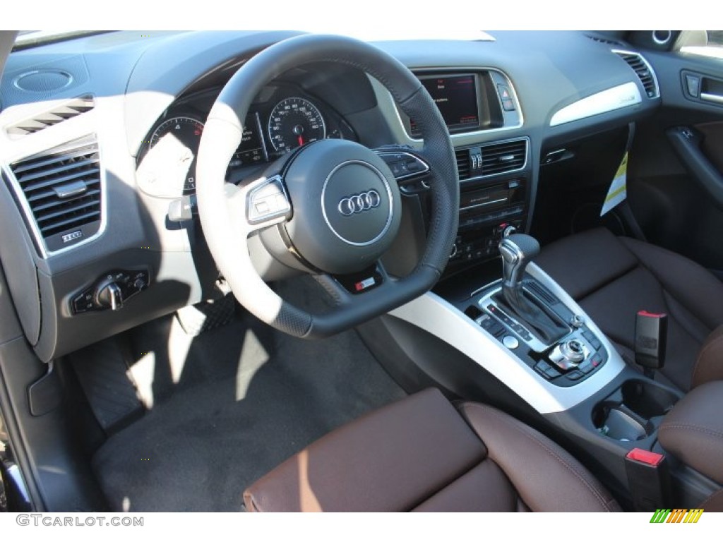 Chestnut Brown Interior 2014 Audi Q5 3.0 TDI quattro Photo #88899476
