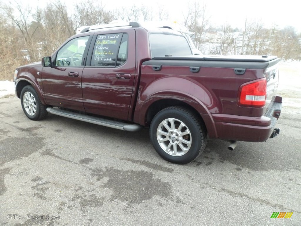 2007 Explorer Sport Trac Limited 4x4 - Red Fire / Camel photo #5